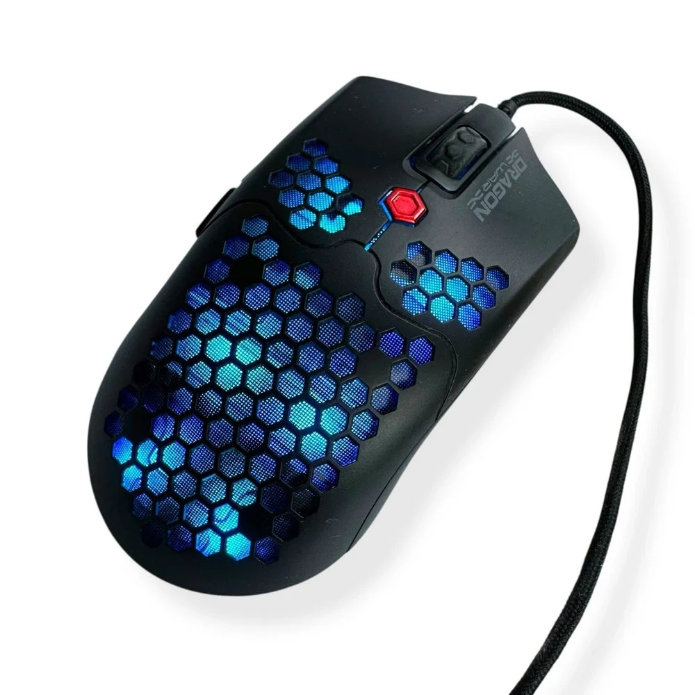DragonWar G25 PHOENIX Pro Gaming Mouse Lights Up All Colors 12000dpi USB ELE-G25